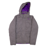 THE NORTH FACE Womens Jacket Grey Nylon Hooded M