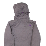 THE NORTH FACE Womens Jacket Grey Nylon Hooded M