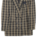 BETTY BARCLAY Womens Blazer Jacket Black Check L