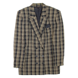 BETTY BARCLAY Womens Blazer Jacket Black Check L