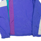 ROX PRO Tennis Club Womens Track Jacket Purple Colourblock L