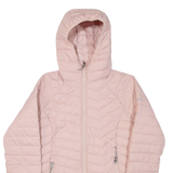 COLUMBIA Mens Jacket Pink Hooded XS