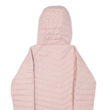 COLUMBIA Mens Jacket Pink Hooded XS