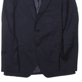 Mens Blazer Jacket Blue L