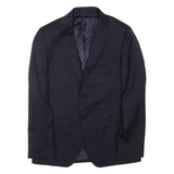 Mens Blazer Jacket Blue L