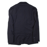 Mens Blazer Jacket Blue L