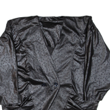 Womens Jacket Black Spotted XL