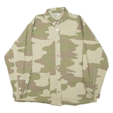 RIVER ISLAND Womens Jacket Green Camouflage UK 18