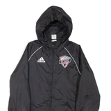 ADIDAS WVFC 2014 Mens Track Jacket Black Nylon Hooded XS