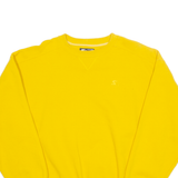 STARTER Mens Sweatshirt Yellow 90s L