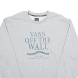 VANS Mens Sweatshirt Grey M