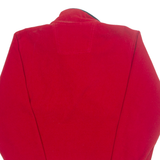 IZOD Fleece Mens Sweatshirt Red 1/4 Zip 90s M