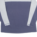 TOMMY JEANS Mens Sweatshirt Blue V-Neck 90s M