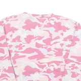 ELLESSE CAMO Womens Sweatshirt Pink UK 14