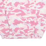 ELLESSE CAMO Womens Sweatshirt Pink UK 14