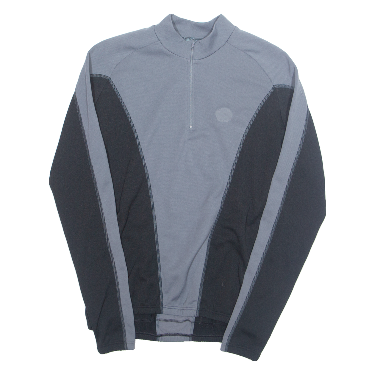 CRONICS Mens Sweatshirt Grey 1/4 Zip L – Cerqular