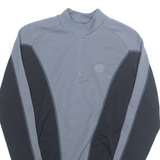 CRONICS Mens Sweatshirt Grey 1/4 Zip L