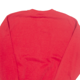 LEE Maryland Terrapins Football NCAA Mens Sweatshirt Red 90s USA XL