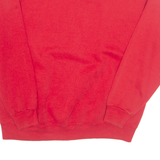 LEE Maryland Terrapins Football NCAA Mens Sweatshirt Red 90s USA XL