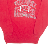 SANTEE Rose Bowl Wisconsin Badgers Mens Sweatshirt Red 90s USA XL