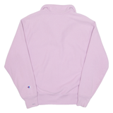CHAMPION REVERSE WEAVE Womens Sweatshirt Pink 1/4 Zip S
