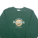 HARD ROCK CAFE Save The Planet Hard Rock Cafe Las Vegas Mens Sweatshirt Green 90s USA M