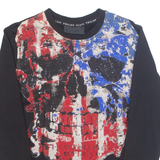 PHILIPP PLEIN Skull Mens Sweatshirt Black USA M