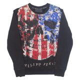 PHILIPP PLEIN Skull Mens Sweatshirt Black USA M