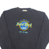 HARD ROCK CAFE Save The Planet San Antonio Mens Sweatshirt Black 90s USA XL
