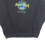 HARD ROCK CAFE Save The Planet San Antonio Mens Sweatshirt Black 90s USA XL