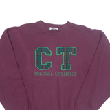 LEE Special Olympics CT Mens Sweatshirt Maroon 90s USA M