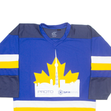 KOBE SPORTSWEAR Mens Jersey Blue Long Sleeve USA V-Neck S