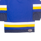 KOBE SPORTSWEAR Mens Jersey Blue Long Sleeve USA V-Neck S