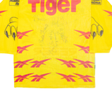 REEBOK Signed Hockey Schlittschuh-club Mens Jersey Yellow USA V-Neck XL