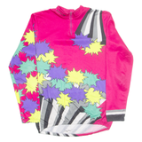 ERIMA Cycling Jersey Womens Jersey Purple Long Sleeve 1/4 Zip M