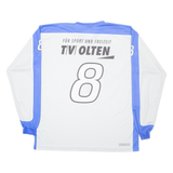 OWAYO Swiss Bowling Mens Jersey Grey Long Sleeve V-Neck XL