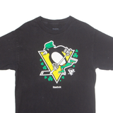 REEBOK Pittsburgh Penguins Mens T-Shirt Black USA M