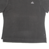 ADIDAS Womens T-Shirt Brown UK 14