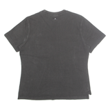 ADIDAS Womens T-Shirt Brown UK 14
