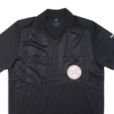 ADIDAS Swiss FA Referee Mens Football Shirt T-Shirt Black V-Neck M