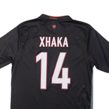 MACRON Albania 2021 Home Mens Football Shirt T-Shirt Black M