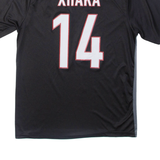 MACRON Albania 2021 Home Mens Football Shirt T-Shirt Black M