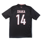 MACRON Albania 2021 Home Mens Football Shirt T-Shirt Black M