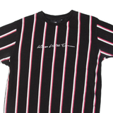 KINGS WILL DREAM Striped Mens T-Shirt Black M