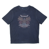 JOHN BANER Mens T-Shirt Blue USA L