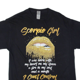 GILDAN Scorpio Womens T-Shirt Black M