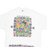 HANES BEEFY-T Save The Rainforest Mens T-Shirt White XL