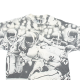 KINGSTREE Mens T-Shirt Black 90s L