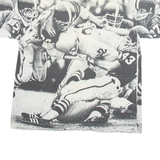 KINGSTREE Mens T-Shirt Black 90s L