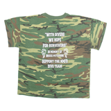 TEE SWING Fire Rescue Dive Team Womens T-Shirt Green 90s XL